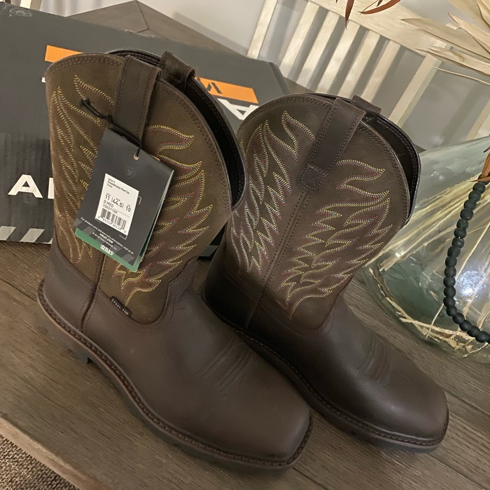 Men’s groundbreaker steel toe boot